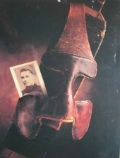 PRINT HOCKEY PICTURE MONTREAL MAROONS CLINT BENEDICT MASK