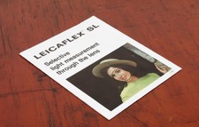 LEITZ LEICAFLEX SL SALES BROCHURE 111/77A/141065