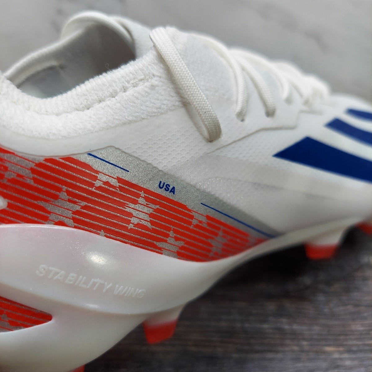 Adidas X Crazyfast USA .1 FG Red White Blue Soccer Cleats Stars