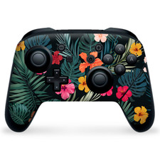 Nintendo Switch Pro Controller Skin Decal Vinyl Wrap - Hibiscus Flowers hawaii
