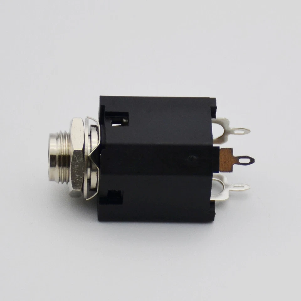 10,1/4" 6.35mm Stereo headphone Jack Socket Audio plug for guitar pedal/amp/ diy - Image 2 of 4