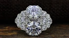 1920s Two Stone Vintage Wedding Anniversary Ring for Wife Christmas Gift S925