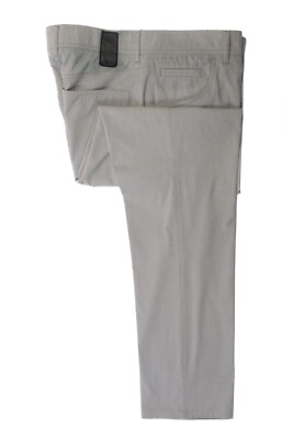 Alberto Grey Stone Modern Fit Ceramica Structure Pants 30903