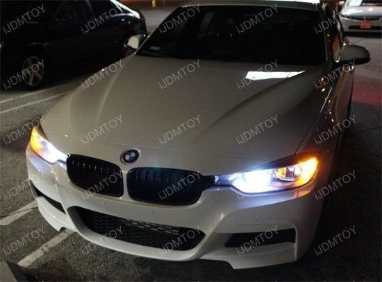 6000K White Error Free BA9s H6W LED Bulbs For BMW F30 3 Series Parking Lights - Image 4 of 4