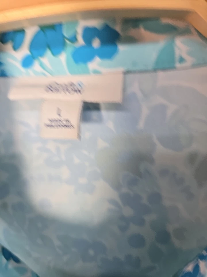 NUEVO CON ETIQUETAS Croft & Barrow Floral Cremallera Completa Ligero Rompevientos Chaqueta Bolsillos  Foto 4 de 4