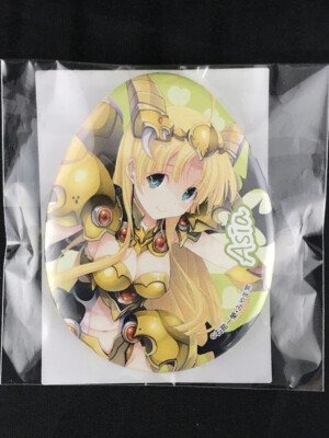 High School DxD 15th anniversary Asia Argento Oh! Pie Can Badge Pin D-8 New