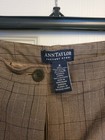Ann Taylor Womens Size 8 Multi Color Plaid Dress Pants Straight Leg Trousers — photo 2