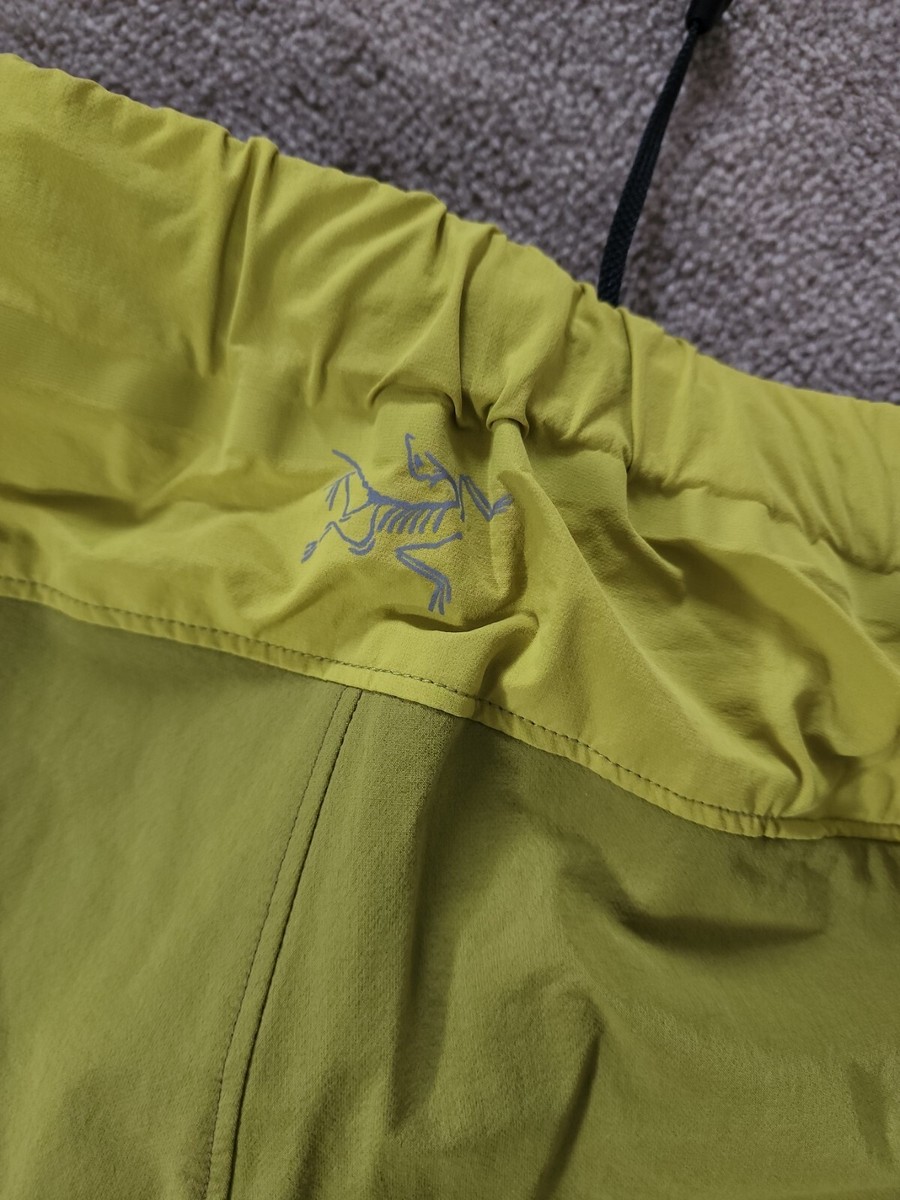 Arc'teryx System A Paltz shorts M 32 green yellow arcteryx