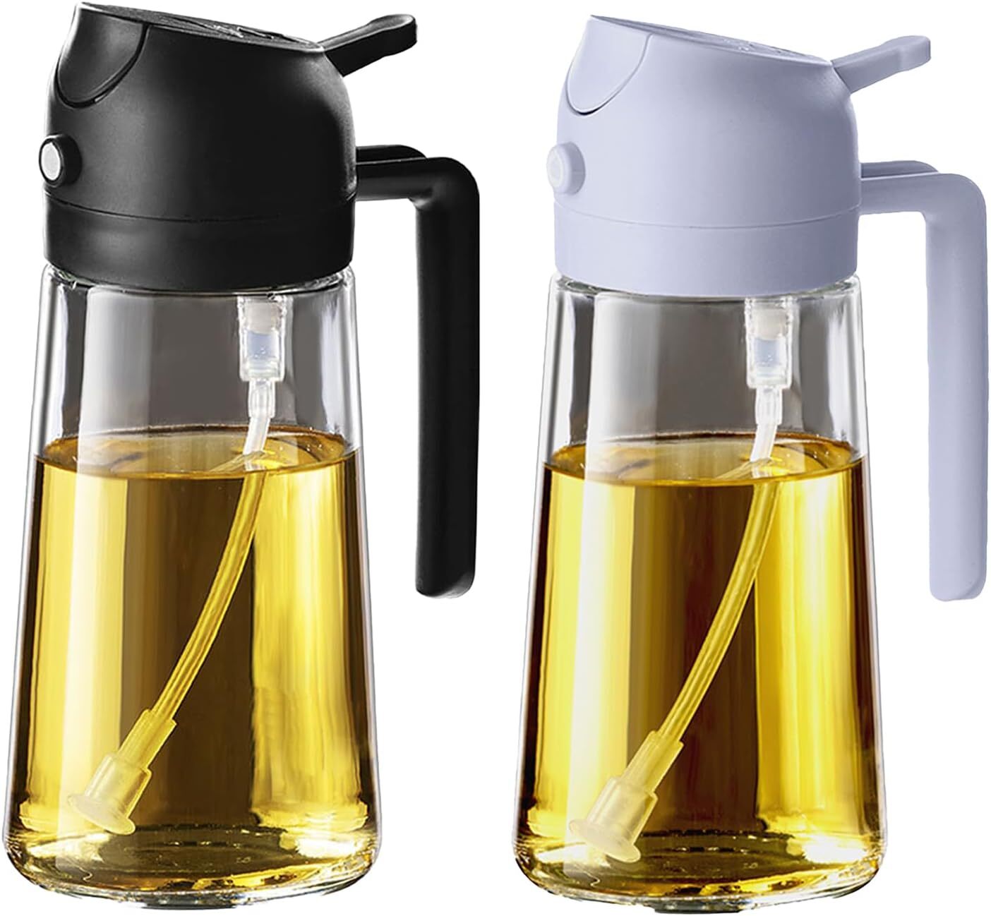 Dispenser Bottle For Kitchen,2 In 1 Olive Oil Dispenser And Oil Sprayer