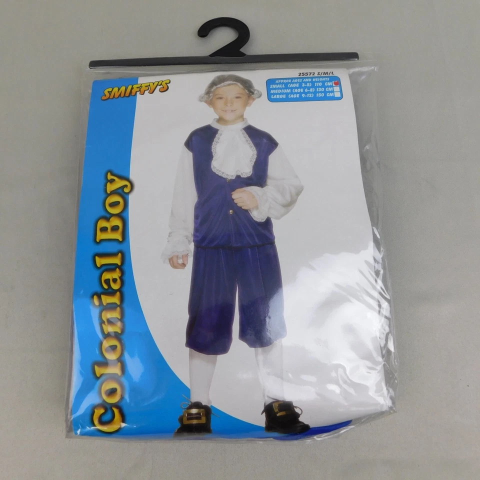 Disfraz de Halloween Alexander Hamilton Colonial Niño - Edad 3-5 Pequeño #3096 Foto 3 de 4