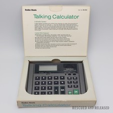 Vintage Radio Shack Desktop Talking Calculator No. 65- 554 - Partially Working