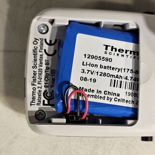 Thermo Scientific E1-ClipTip canal único 10-300 uL BT Bluetooth tipo 155 - Imagen 8 de 9