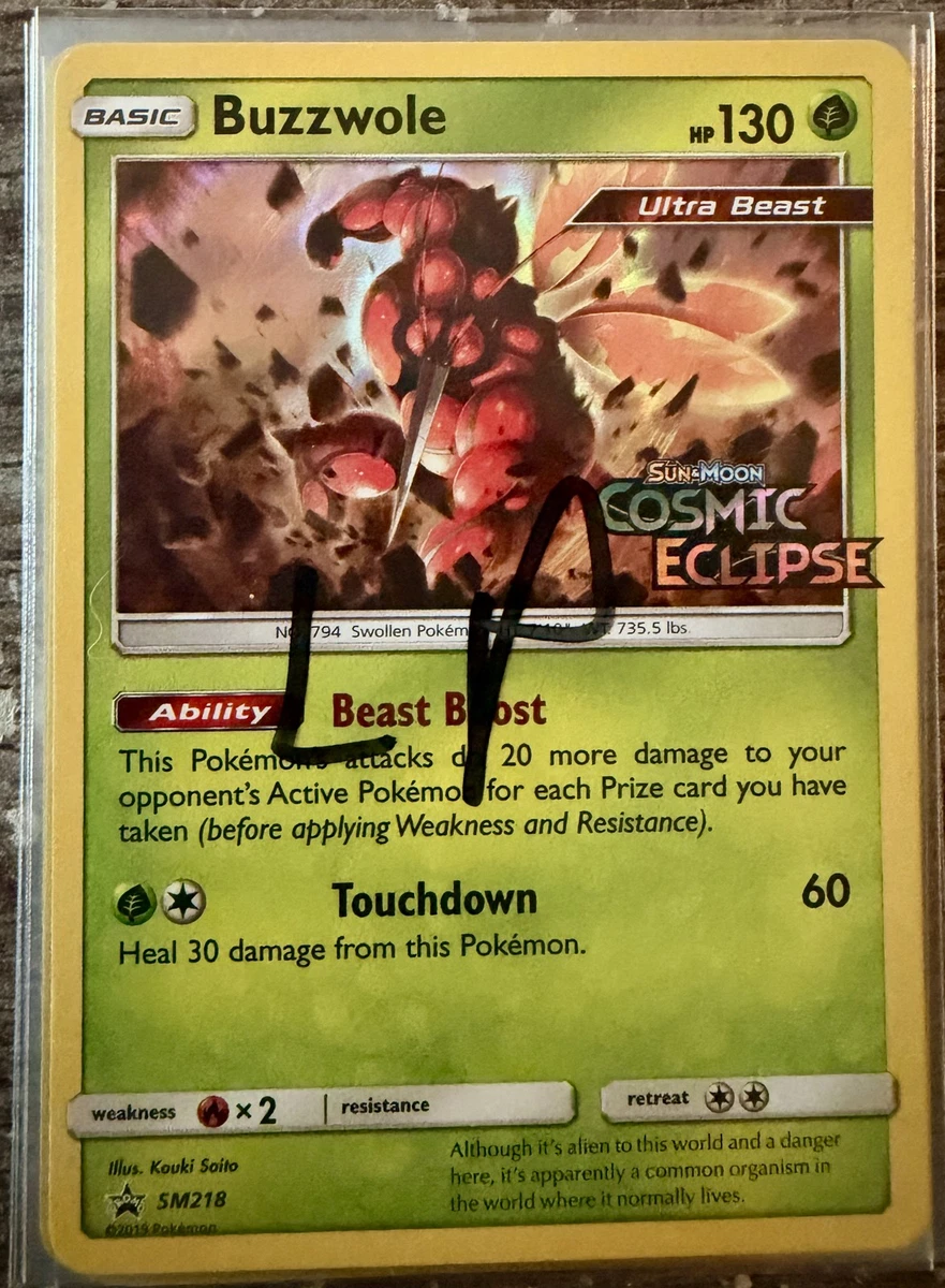 buzzwole pokemon card value Buzzwole-Gx - 104/111 - Full Art Ultra Rare