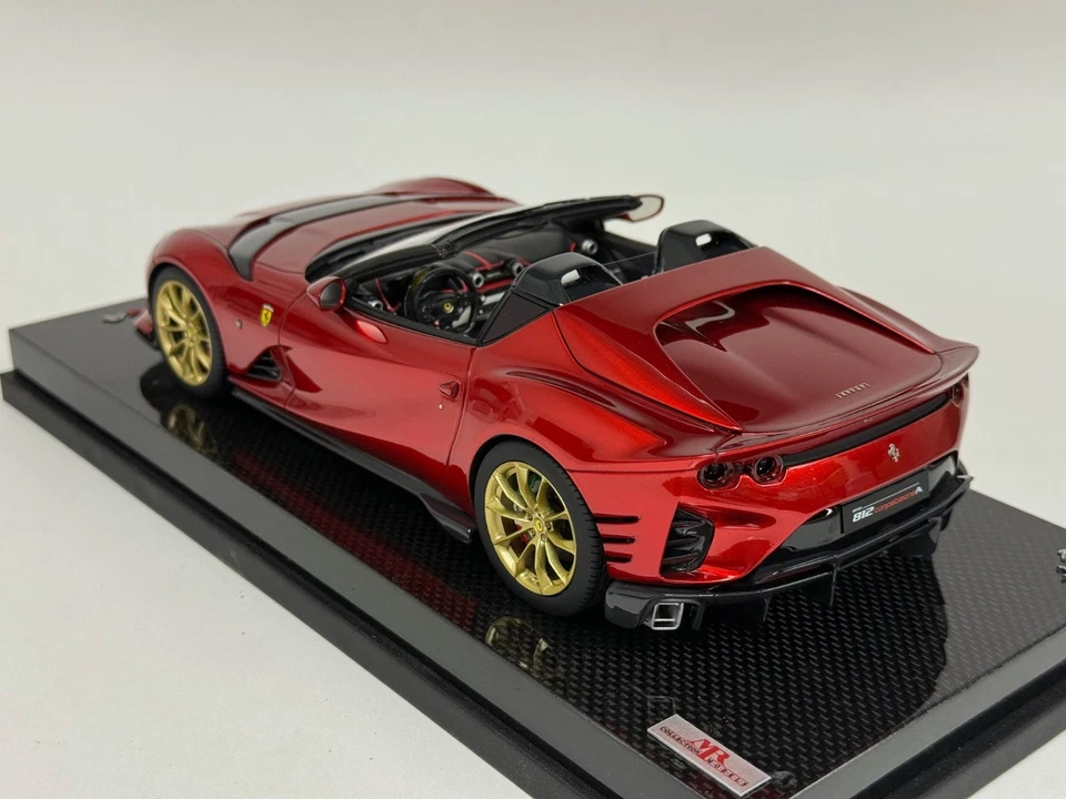 1/18 MR Collection Ferrari 812 Competizione A Rosso Effesto 3 pcs FE034AT BO162 - Image 2 of 4