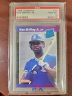 1989 Donruss #33 Ken Griffey Jr Rated Rookie RC PSA 10 HOF Mariners