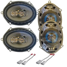 350 Watts 6x8" 4-Way Front-Rear CAR Door Speakers for 1994-2004 Ford Mustang