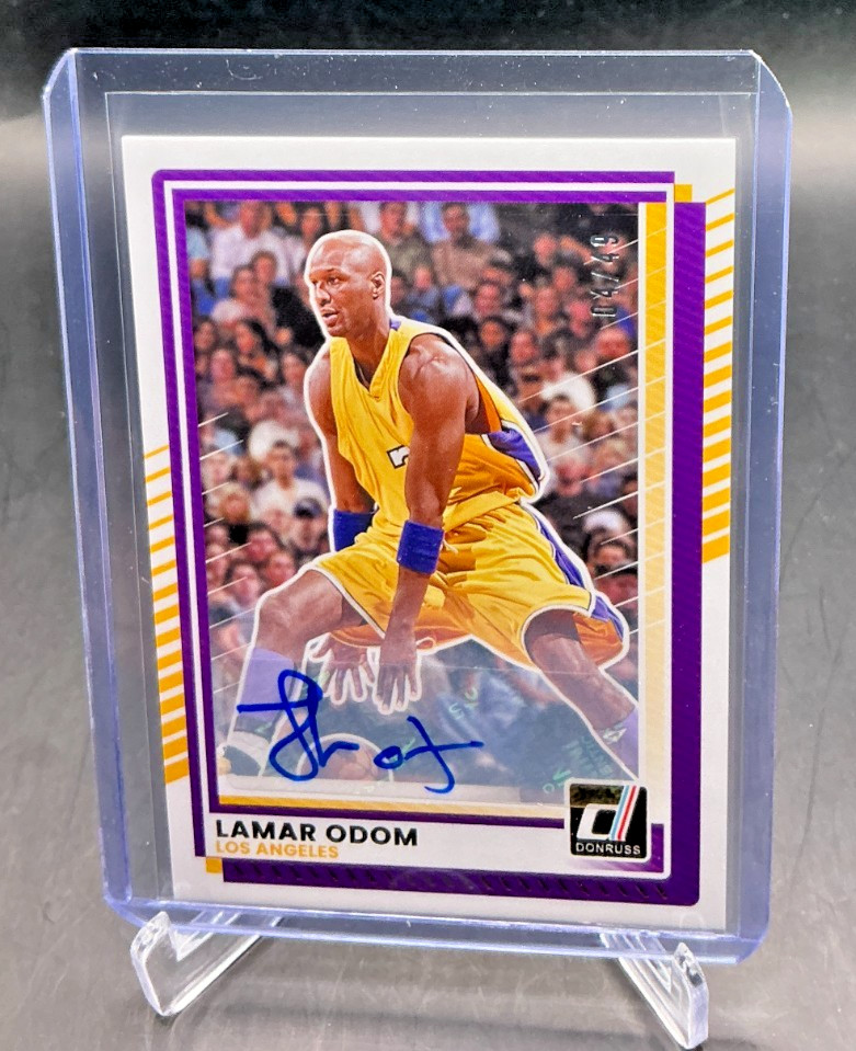 2025/26 Panini Donruss LAMAR ODOM AUTO 04/49 #152