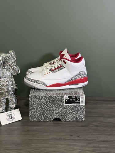 Size 10 - Jordan 3 Retro Mid Cardinal Red - Picture 1 of 6