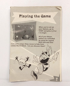 Zool 2 (Atari Jaguar, 1994) - Tested, Cartridge + Manual , *MANUAL COND*