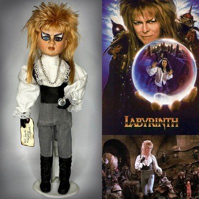 Jareth The Goblin King Handmade Doll Labyrinth David Bowie Erika's Emporium #63