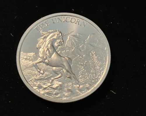 Intaglio Mint Cryptozoology THE UNICORN 1oz .999 Silver USA Made Round BU