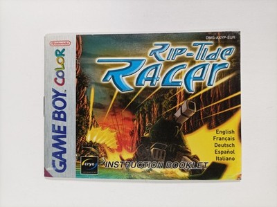 Rip-Tide Racer - Nintendo Gameboy Color nur Spielanleitung Booklet #039