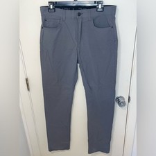 DENALI Charcoal Sky Gray Tech Fabric Stretch Pants 32/32 MSRP 54 hiking mens