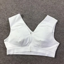 Tommie Copper Shoulder Support Sports Bra Womens 2XL Zip Front Activewear Gym