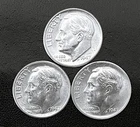 1947 P-D-S 10c SILVER Roosevelt Dimes, Year Set. CH BU  (R200)