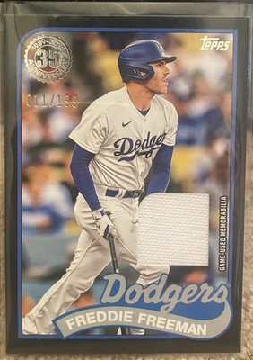 2024 Topps Series 2 1989 Topps Baseball MEM Freddie Freeman #89R2-FF Black /199