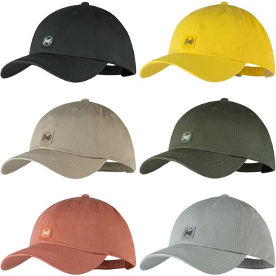 Buff Adults Solid UPF 50 6 Panel Lightweight Running Baseball Cap Hat