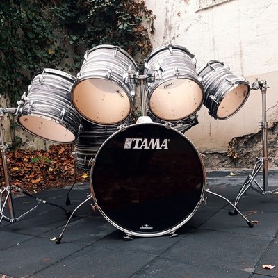 Restored Tama Rockstar 7 Pieces Drum Set 80s Schlagzeug inklusive Snare DX