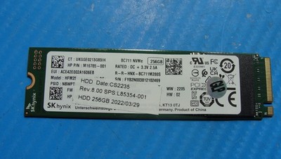 HP 830 G8 SK hynix 256GB SATA M.2 SSD Solid State Drive L85354-001 M16785-001