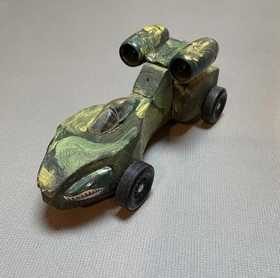 Boy / Cub Scout Pinewood DERBY Race CAR Fighter Jet Turbine Cockpit A-10 Warthog
