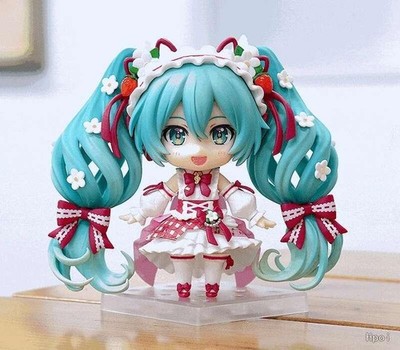 Hatsune Miku Anime Figure 15th Strawberry Anniversary Action Miku Figure