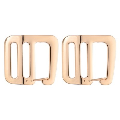 2pcs 2.5cm / 0.98'' Spring Loaded Sliding Door G-Hooks for Luggage, Light Gold