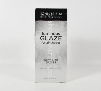 John Frieda LUMINOUS GLAZE for all shades Clear Shine Gloss 6.5 Fl. Oz.