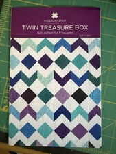 MSQC Twin Treasure Box quilt pattern 5 square...