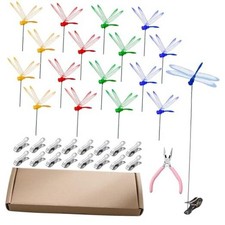 Dragonfly Clip Bug Repellent 16 pcs - DIY Dragon Fly Clips for Bugs DIY 16pcs