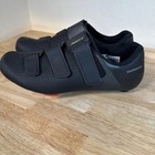 Black Shimano RC1 Road Cycling Shoes with LOOK cleats Mens Size 45 US 10.5  — photo 7