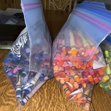 3lb. 11oz. Lot Of Crayola Crayons Color Crafts Used