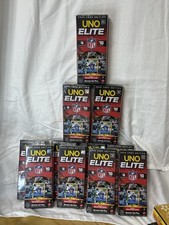 Lot of 12 UNO Elite NFL 2025 Core Edition Football Booster Set New Sealed