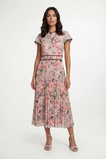 Wallis Blush Fit & Flare Dress Womens Occasion Dresses