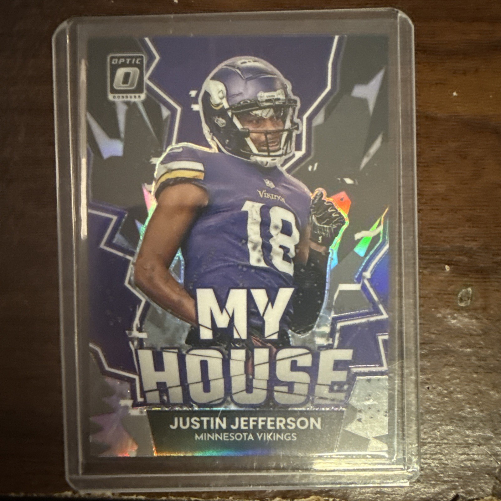 2022 Panini Donruss Optic - My House! Justin Jefferson #MH-8 Holo Prizm