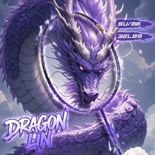 2026 New DRAGON LIN Full Carbon Badminton Racket 5U 6.8MM Ultra-thin T800 Shaft