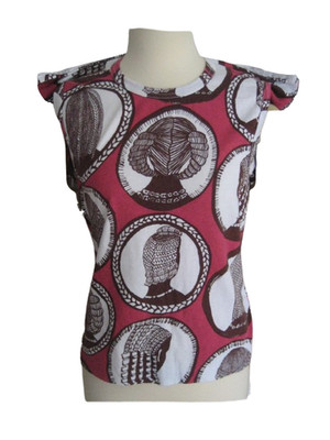 Comme des Garcons '08African Braids Print Top Size M