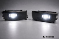 Set LED Nebelscheinwerfer Schwarz Klar Passt Passend FüR BMW E36 91-99
