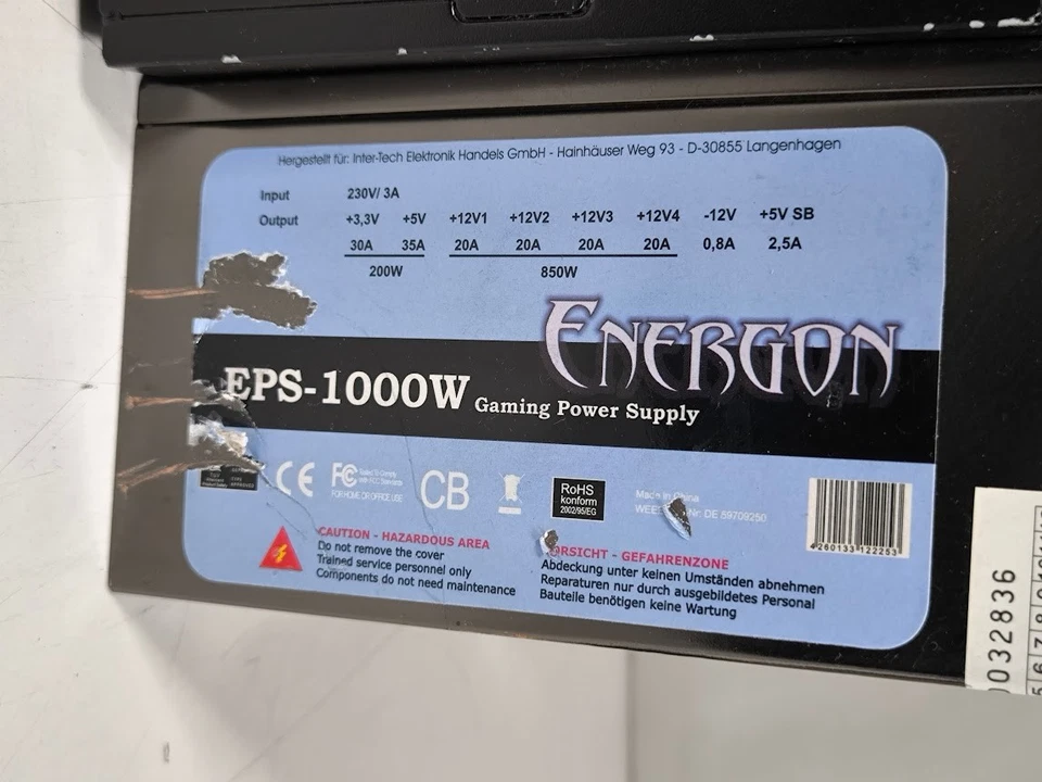 Lot De 4 Alimentations - Energon, Corsair, Sempre, Enermax, Pour Pièces - Photo 2/4