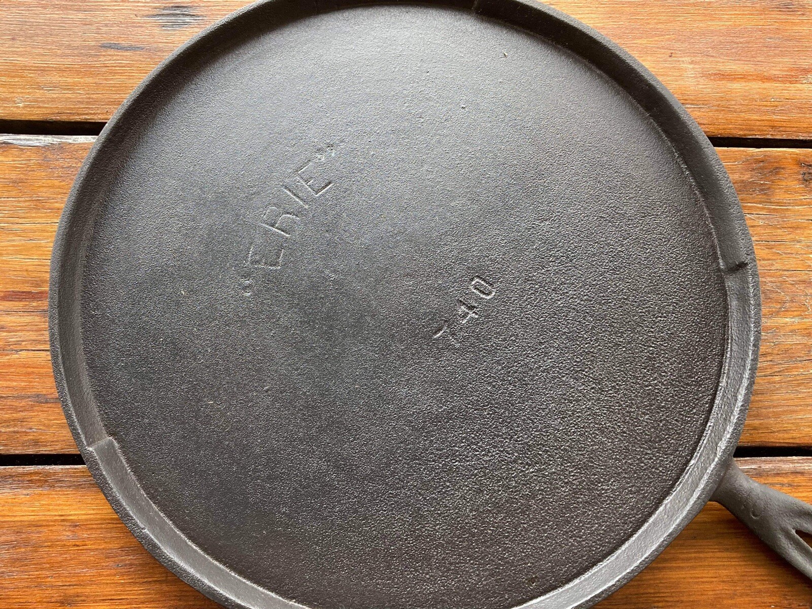 Pre Griswold Erie 10 Cast Iron Griddle eBay