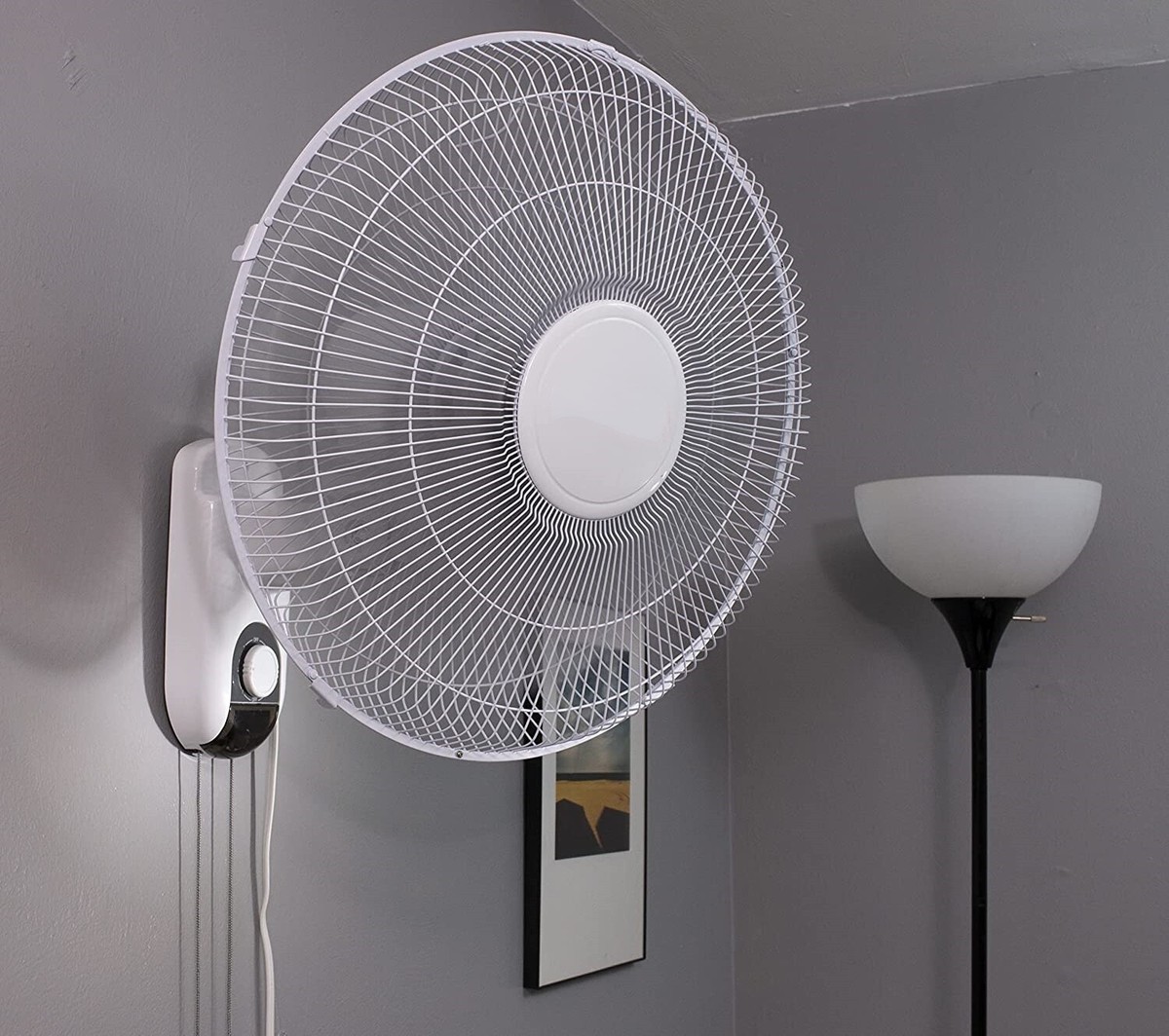 Ventilador De Pared Magnético - Oscilante, Inalámbrico, Con Ventosa Y Batería De 3000 MAh